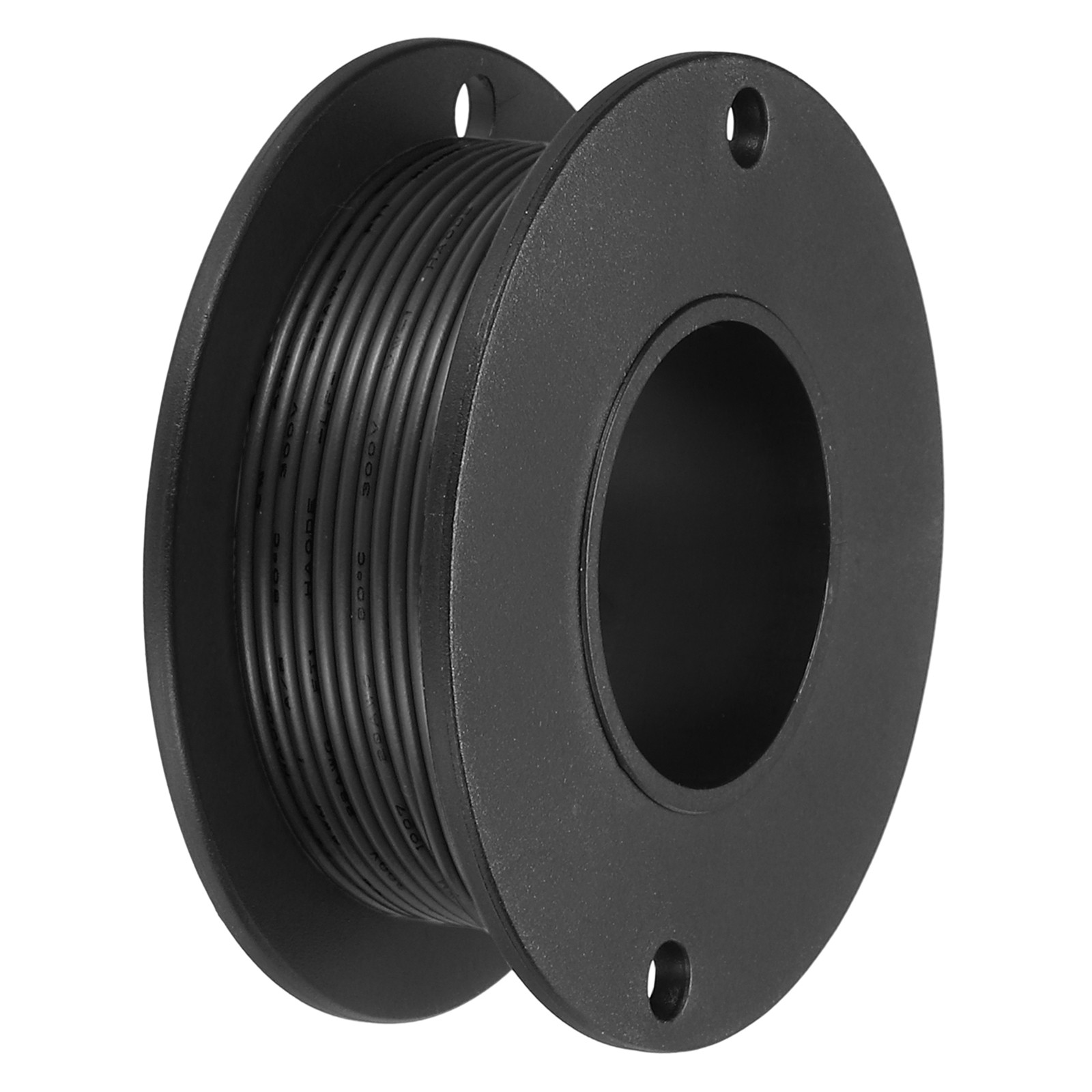 28AWG Stranded Wire PVC Hookup 10M/33ft Black, Electrical Wire UL1007 Spool
