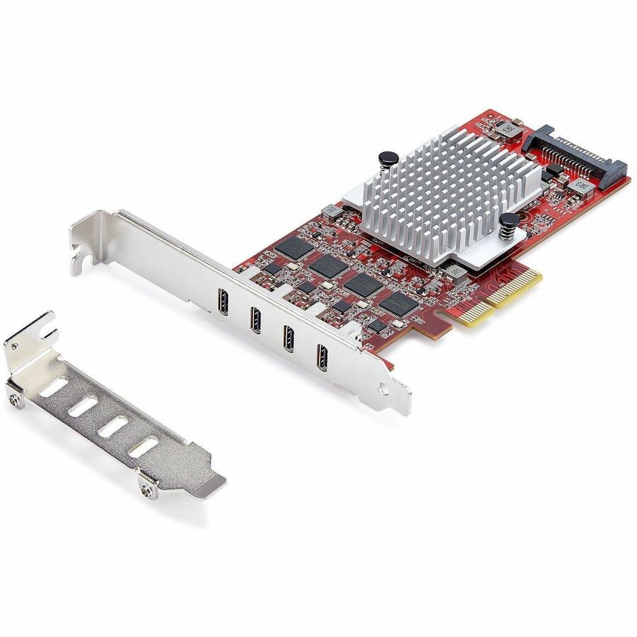 StarTech 4-Port USB Type-C PCIe Card USB 3.2 10Gbps USB-C PCI Express Expansion