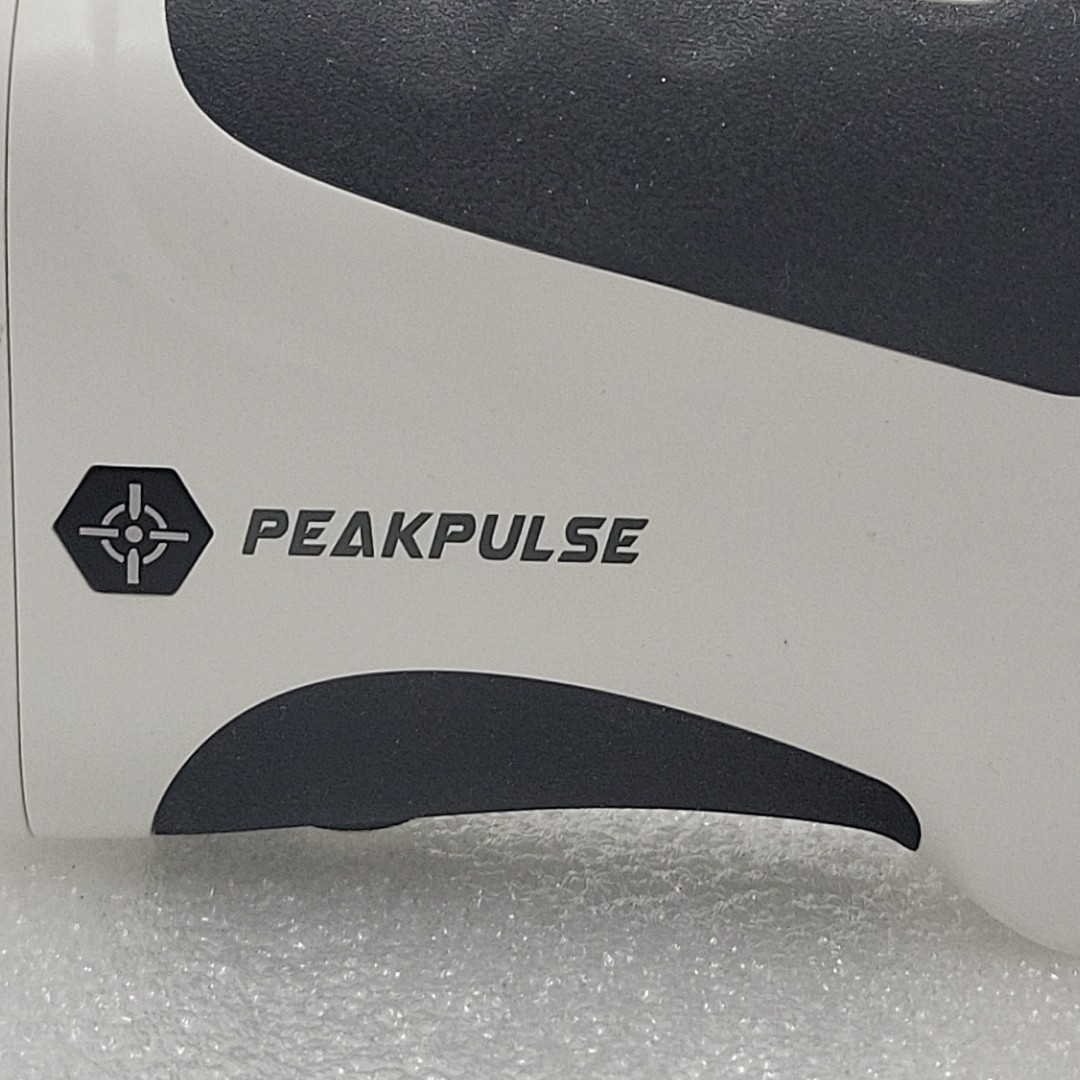 PEAKPULSE Golf Laser Rangefinder LE600AG White (missing carrying bag) open box