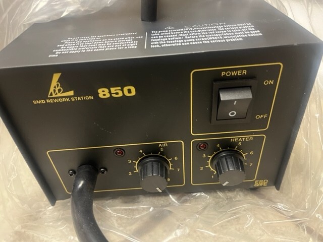 1 NEW HIGH QUALITY LDB HOT AIR DESOLDER STATION/SMD REWORK 850/110V &DS017