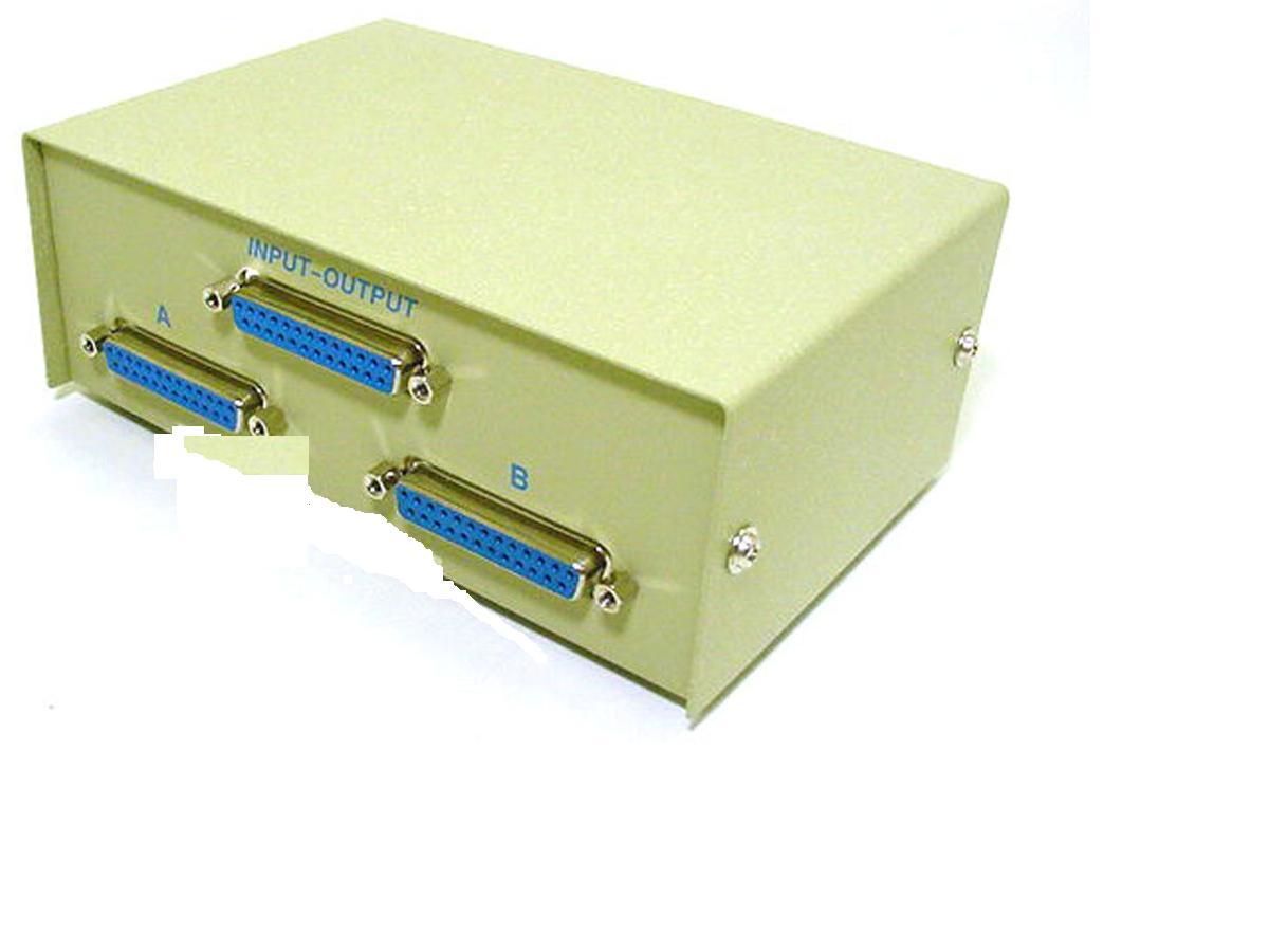 DB25 AB 2 Way 2-PORT Switch Box  1352