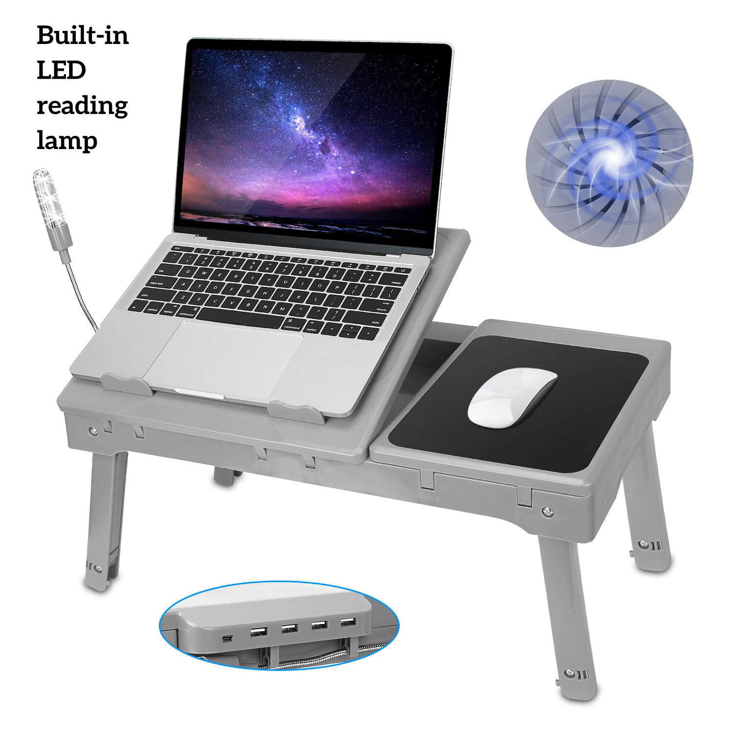 Portable Laptop Notebook Table Foldable Stand Sofa Bed Lap Tray Computer Desk