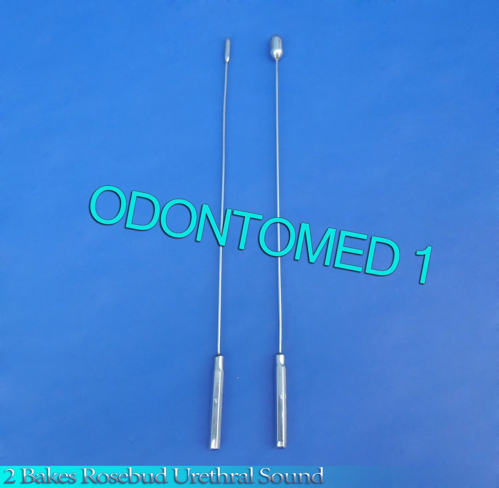 2 Pcs Bakes Rosebud Urethral Sounds 5mm+11mm