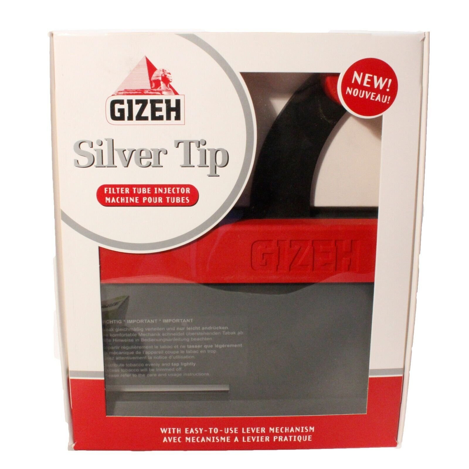 Gizeh Silver Tip Premium Filter Tube Injector Machine