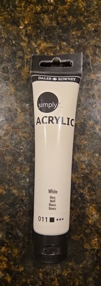 Acrylic Paint Daler Rowney Simply Acrylic White 75 ml  2.5 fl oz