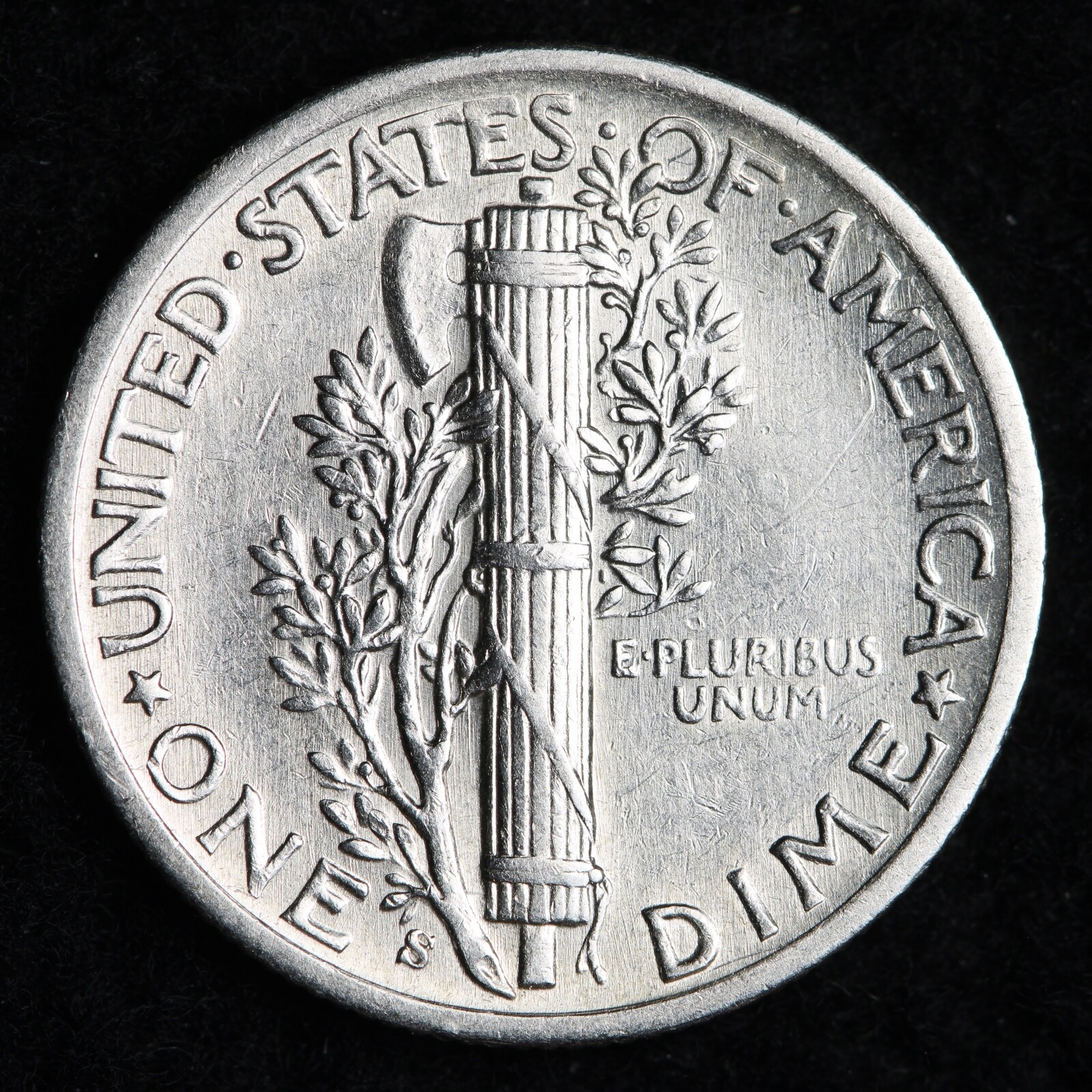1942-S Mercury Silver Dime AU FREE SHIPPING