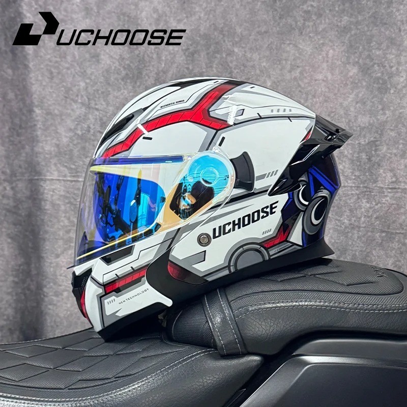 High Quality DOT Motorcycle Helmet Four Seasons Motocross Racing Modular Flip Up