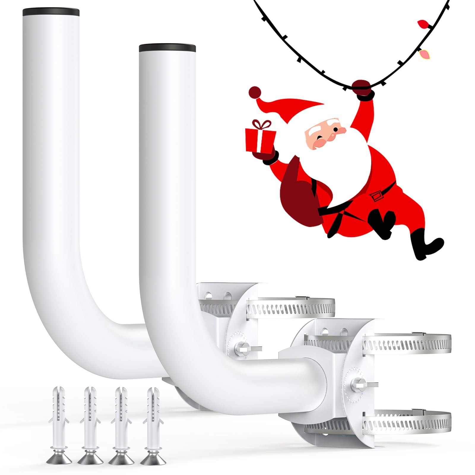 Universal Wireless Bridge Bracket Mount, Pole and Wall-Mounted Mount for Outd...