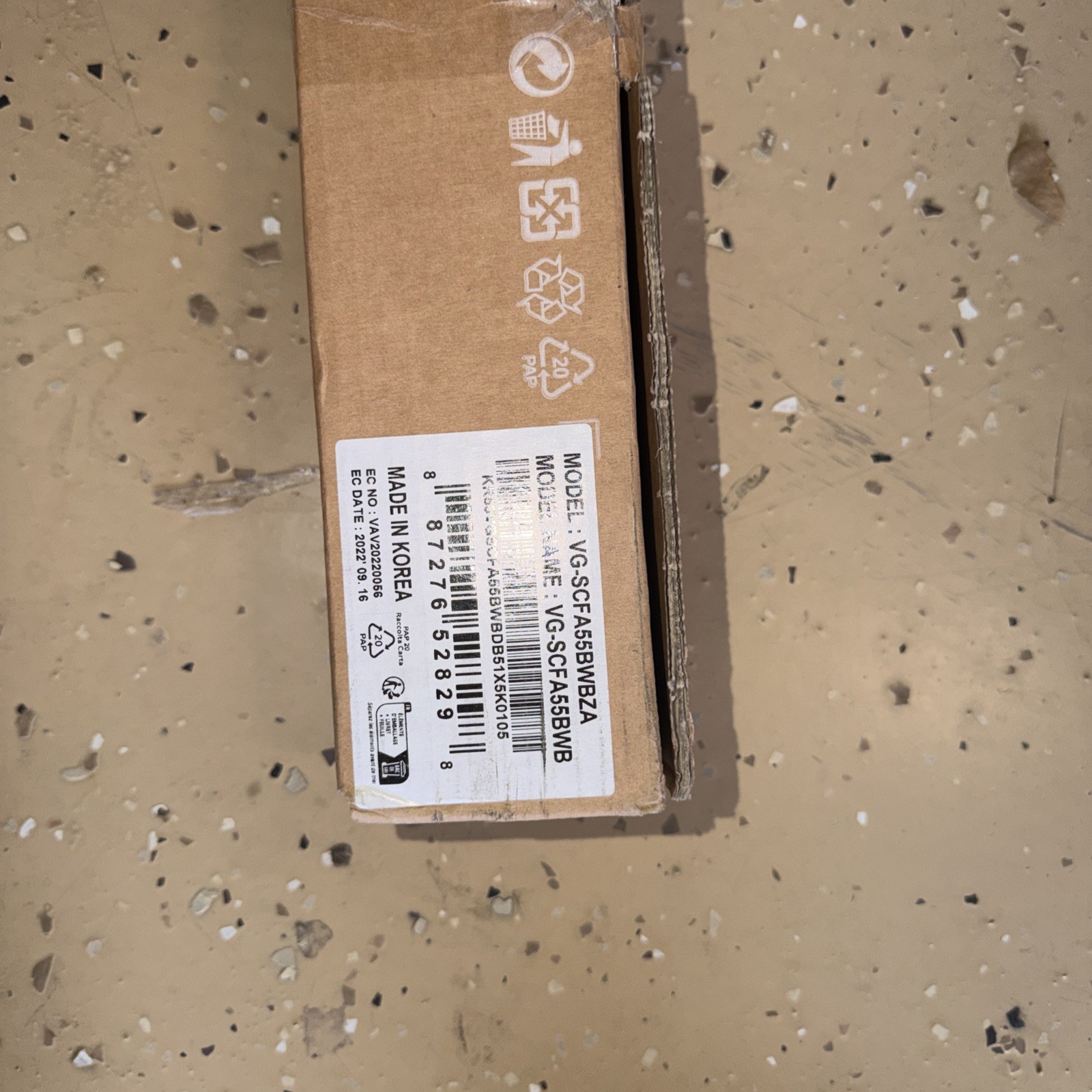 Samsung - 55” The Frame Customizable Bezel - Modern Brown