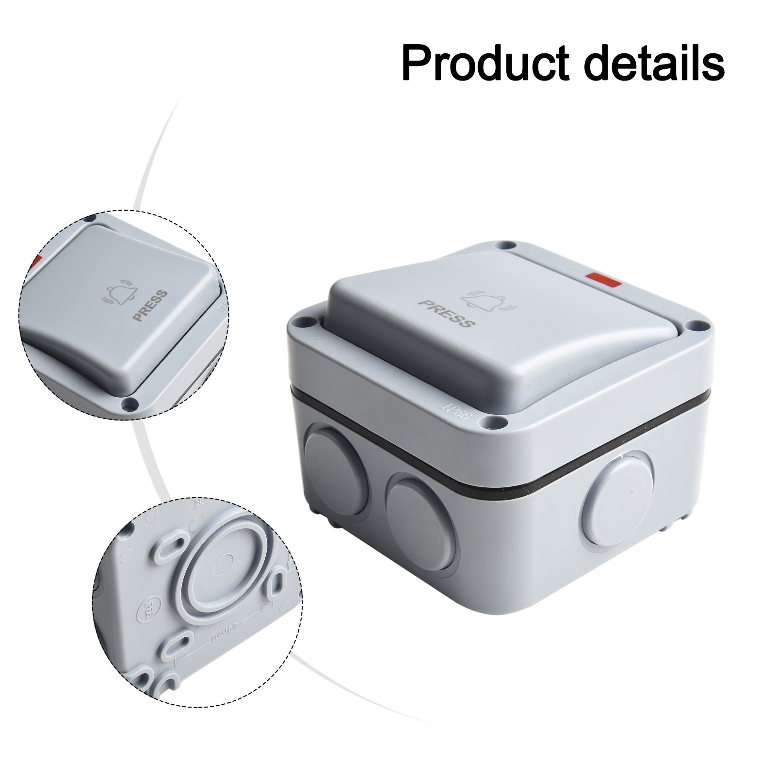 Doorbell Switch Doorbell Switch Doorbell Switch PC Flame Retardant Material.