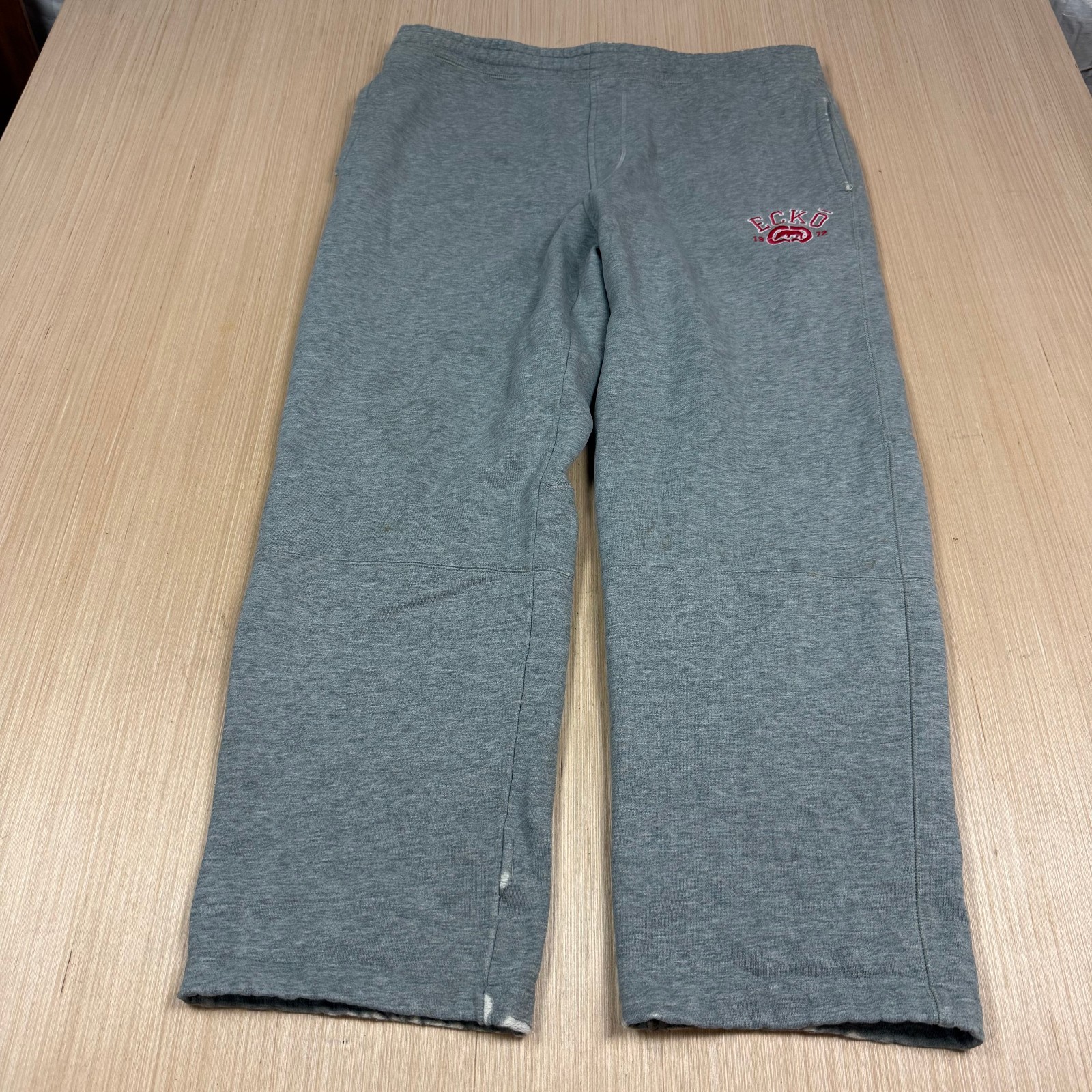 y2k Ecko Unltd Vintage Baggy Wide Leg Sweatpants Mall Goth L Distressed grunge