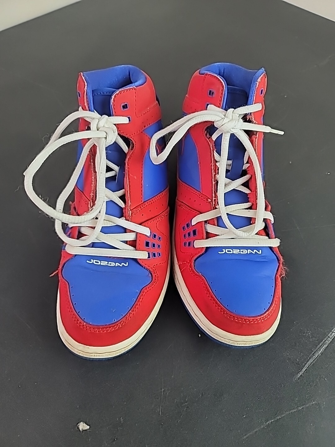 Jordan 1 Flight (GS) 374452-607 Red Blue size 6 Youth Women's Size 8