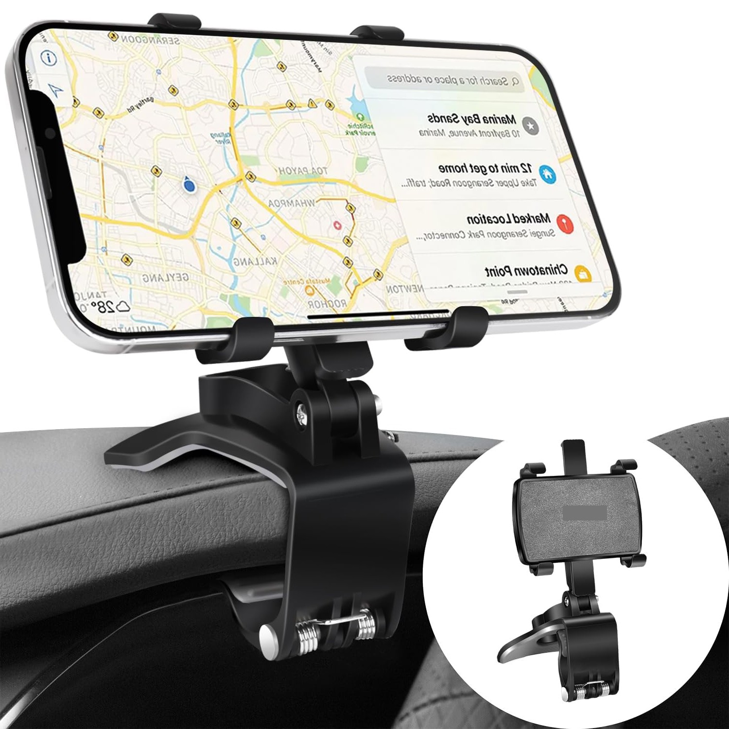Universal 360° Car Phone Mount Holder For Samsung Galaxy S26 S26+ S25 Ultra A55