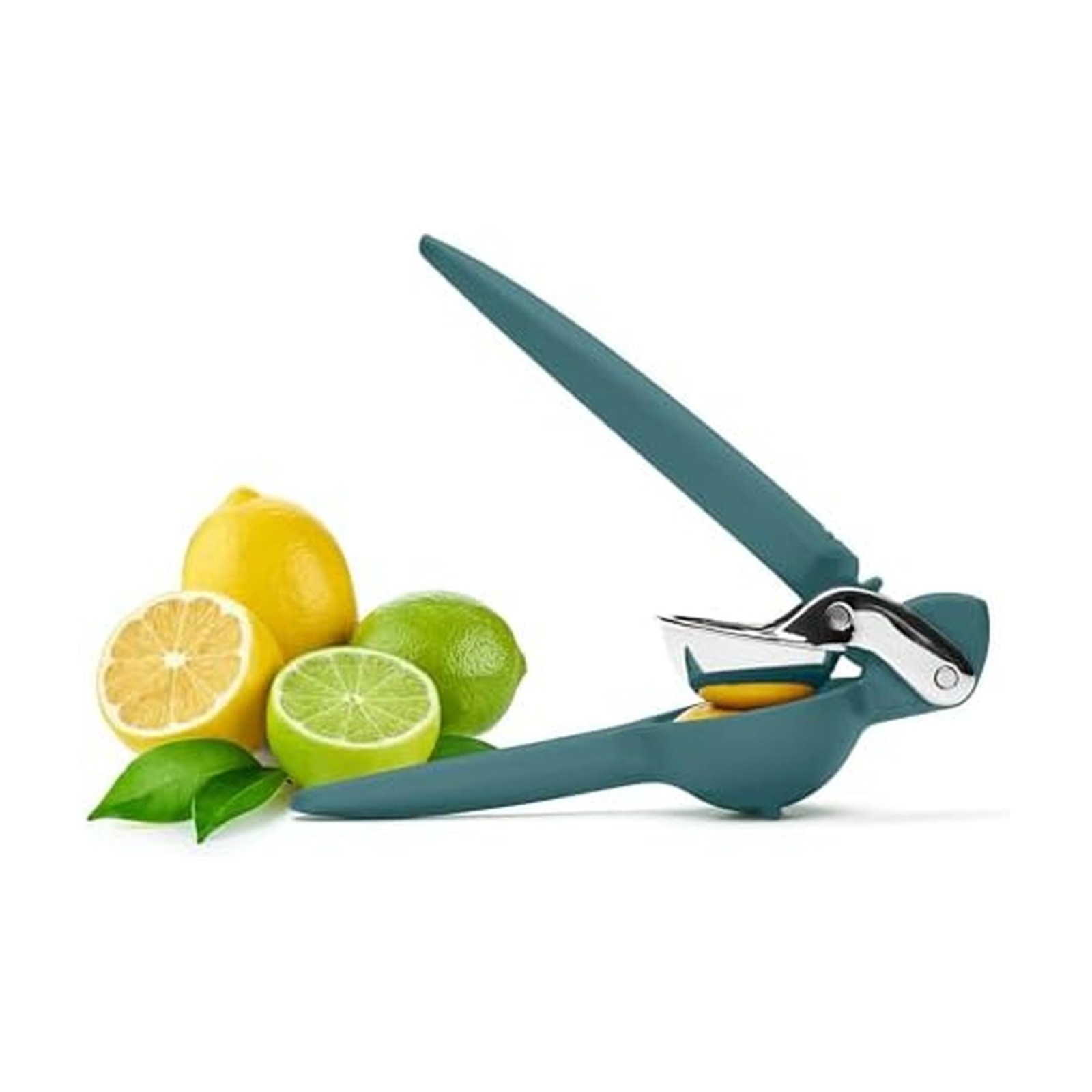 Manual Citrus Juicer - Dual-Gear Lemon Squeezer for Maximum Juice Extraction, Du