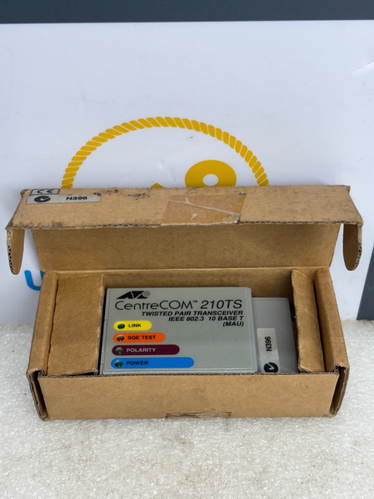 CentreCOM 210TS Twisted Pair Transceiver IEEE 802.3 10 Base T (MAU) AT-210TS