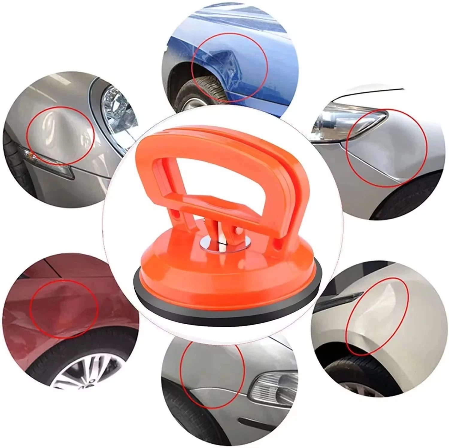 Car Dent Puller Suction Cup Tool Set Large/Small Bump Repair Sucker for Vehicles