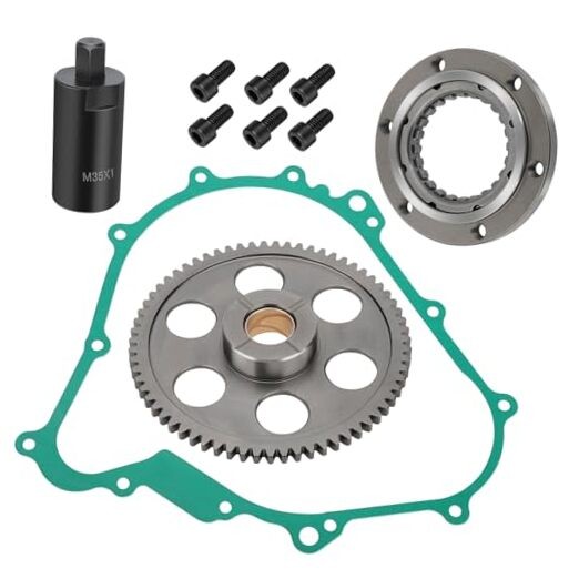 Starter Starting Clutch One Way Gear 67T Gasket & Flywheel Puller Kit for