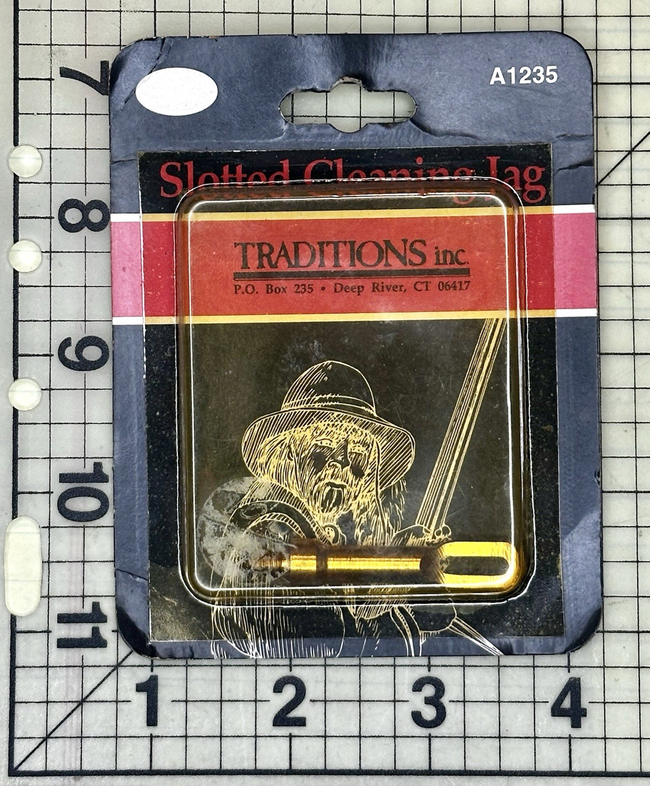 45 50 54 Cal Brass Slotted Cleaning Jag 10-32 Flintlock Percussion Muzzleloader