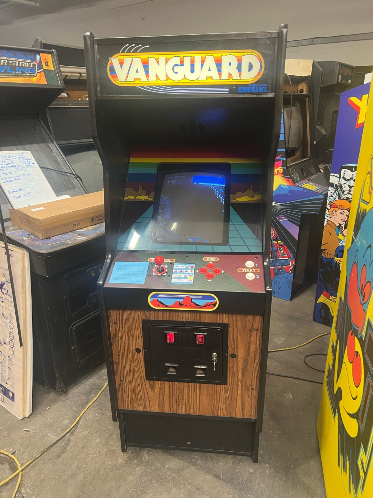 VANGUARD ARCADE MACHINE by CENTURI 1981 (Excellent Condition) *RARE*