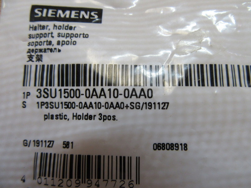 Siemens 3SU1500-0AA10-0AA0 Button Holder