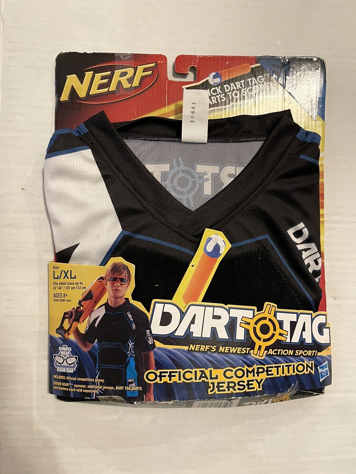Nerf Dart Tag Official Competition Jersey Size L/XL Boys NEW