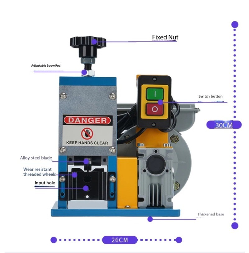 Wire Stripping Machine Automatic Waste Cable Peeling Machine Equipment
