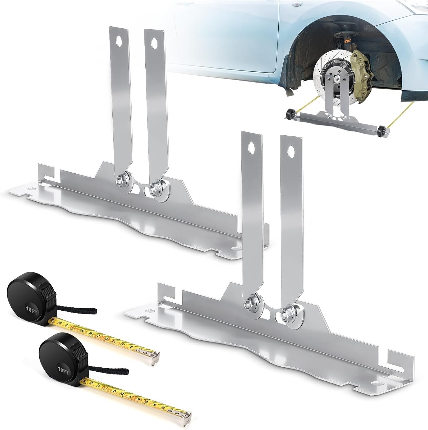 2 Pack with Connection Sheet, New Upgrade Toe Alignment Tool Plates, Heavy Du...