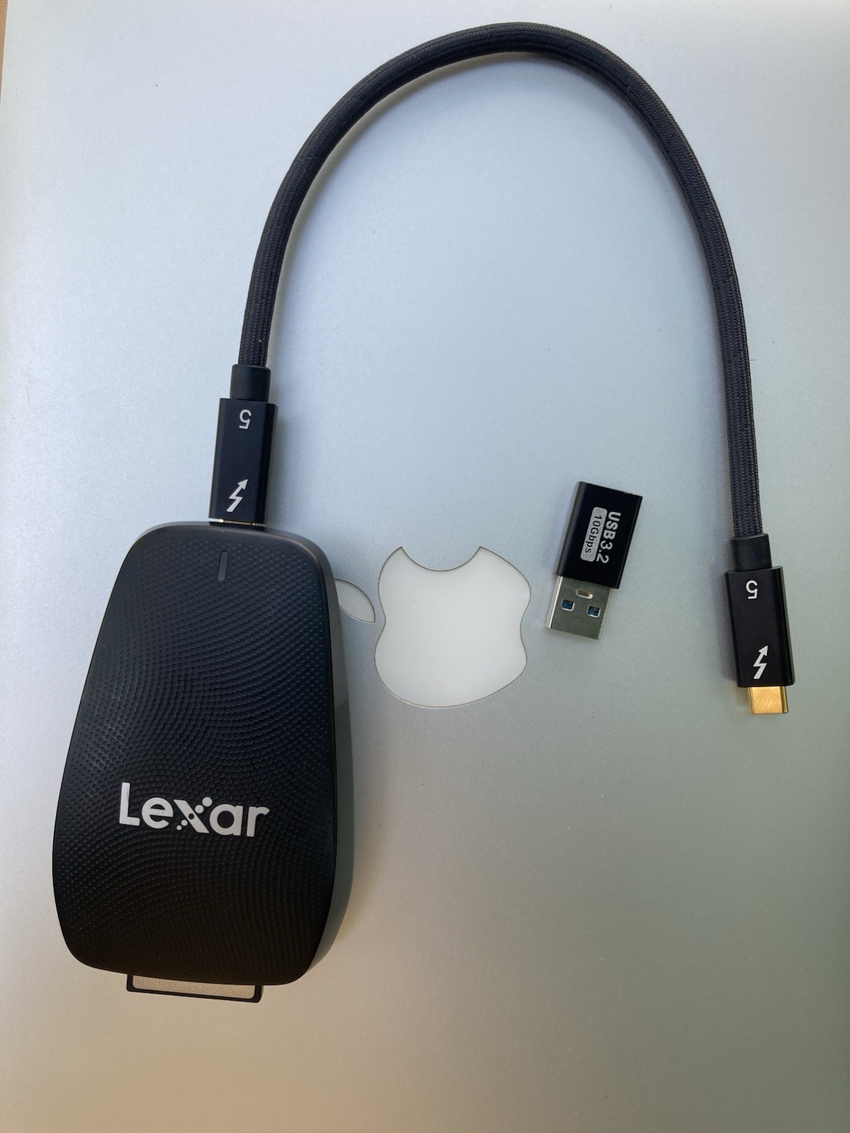 Lexar RW550 CFexpress B Reader Kit w/ TB5 Cable USB-C Adapter Pro Bundle CFB