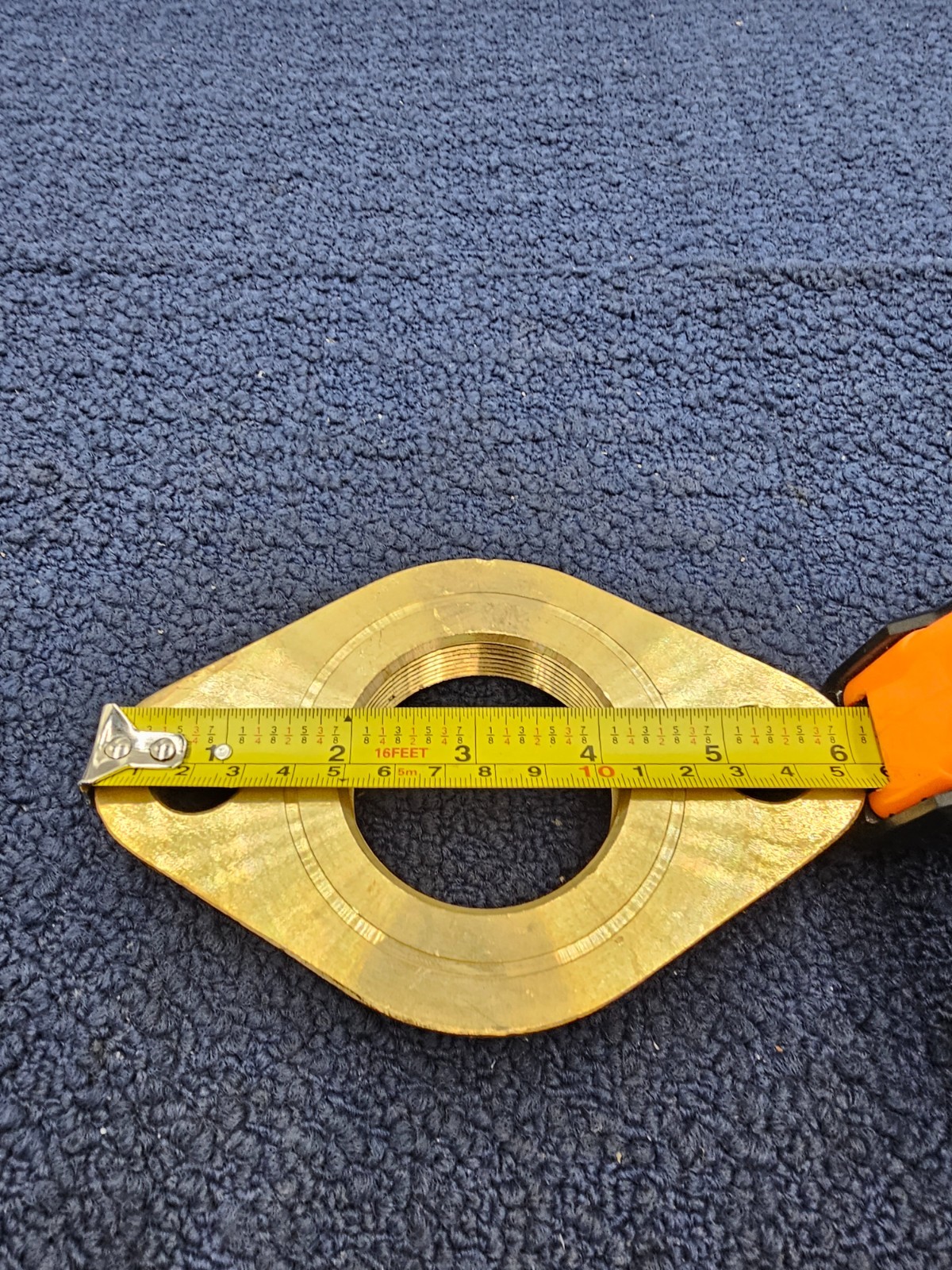 MATCO 2" Water Meter Flange Brass 2 IPS Thread Class Lead Free LF E.A. Durable