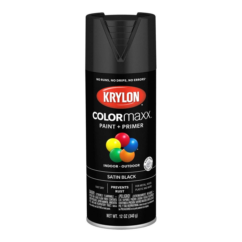 KRYLON  Acrylic Latex Spray Paint, 12 oz. 833ZU2