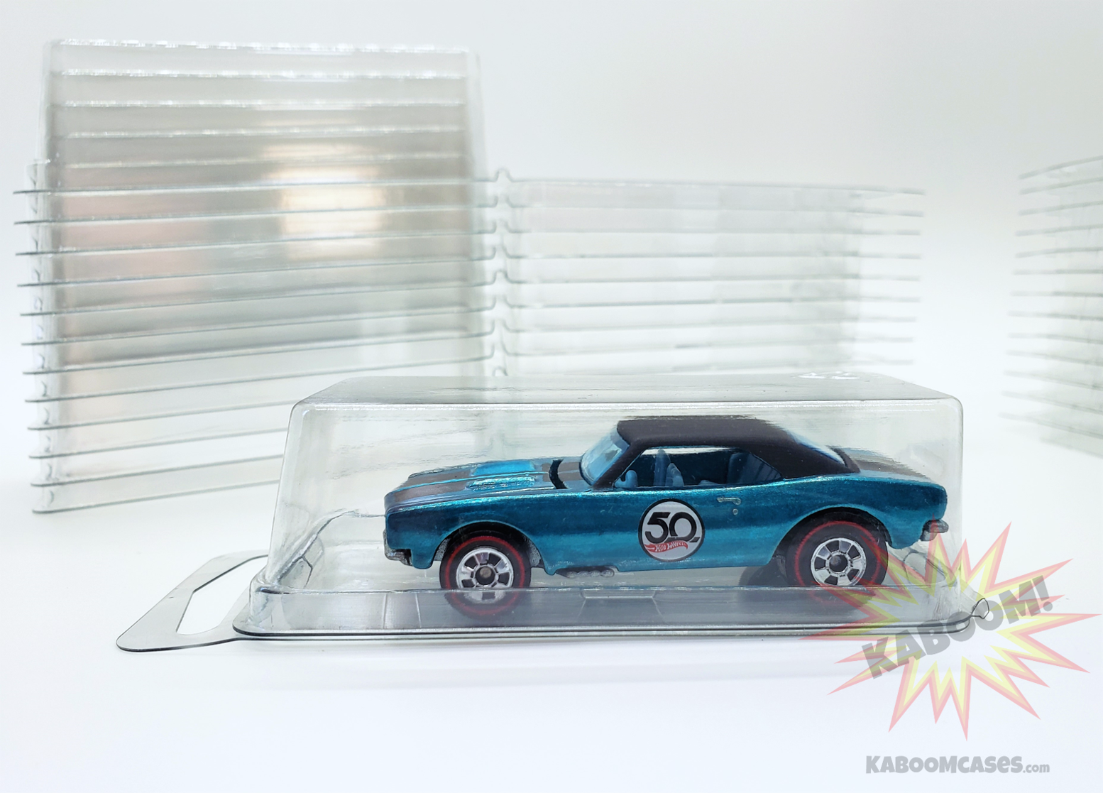 25 Hot Wheels Plastic Car blister cases clamshells storage display 1/64 diecast