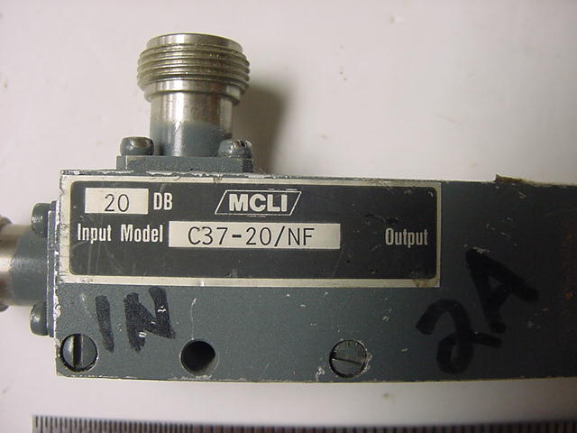 MCLI C37-20/NF DIRECTIONAL COUPLER - 20 DB