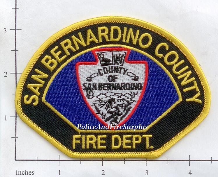 California - San Bernardino County CA Fire Dept Patch
