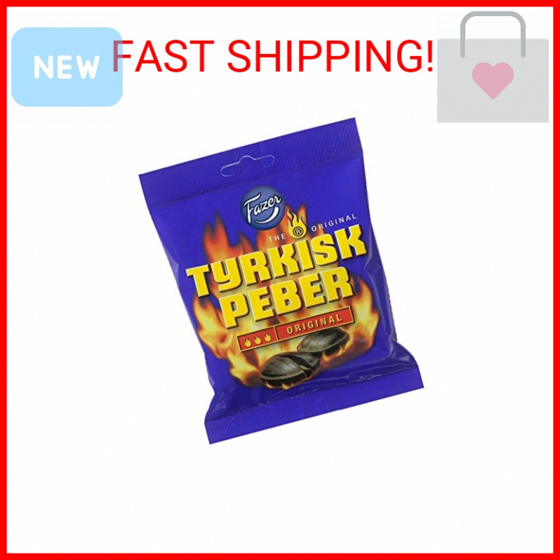 Fazer Tyrkisk Peber Original - Finnish - Salty - Licorice - Salmiakki - Salmiak