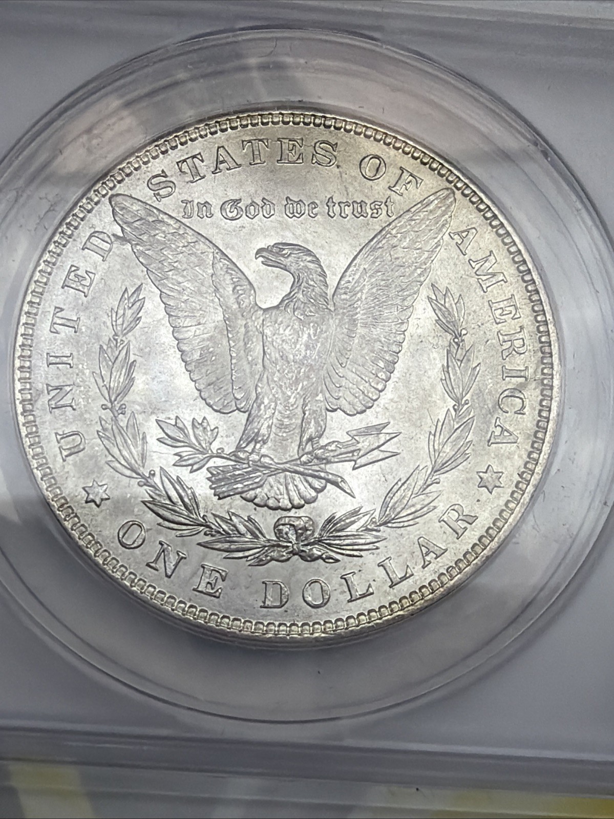 1884 Morgan Silver Dollar ANACS MS63 90% Silver