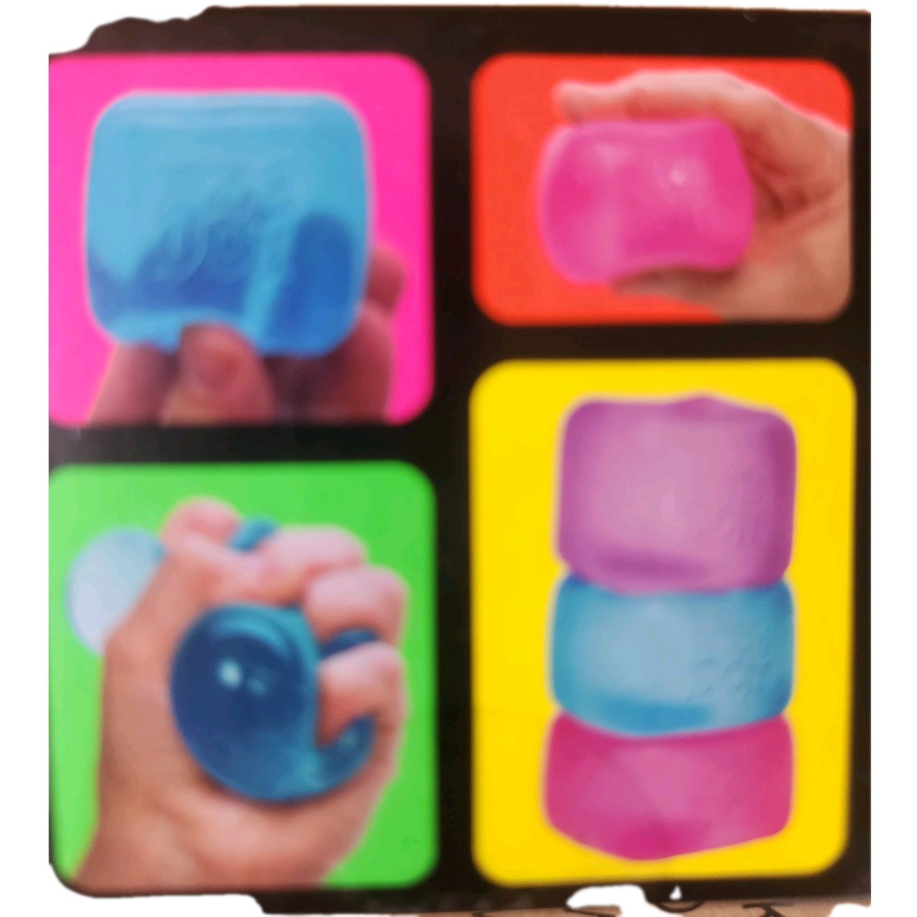 Nee Doh Nice Cube - Super Solid Squish! (Blue) - Brand New/Factory Sealed!