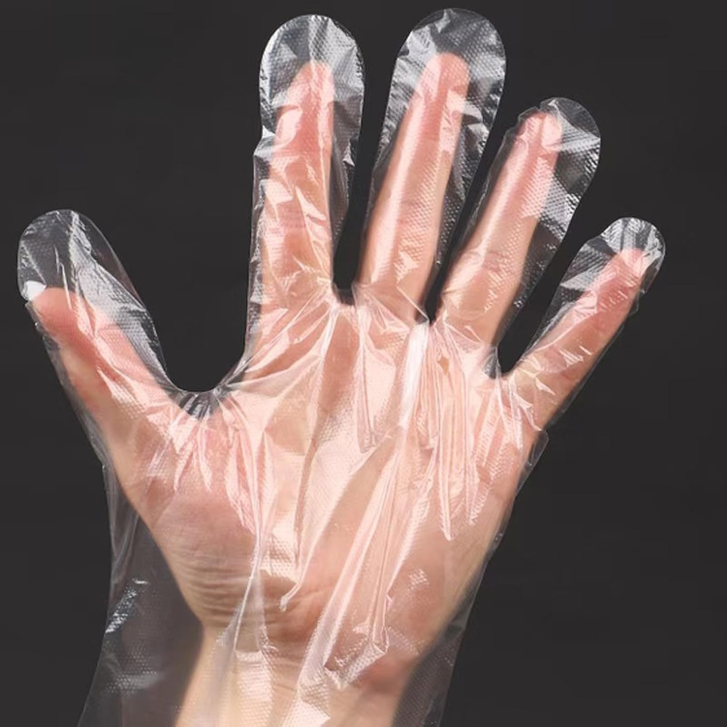400 Count Disposable Poly Plastic Gloves for Cooking, Food Prep and Food