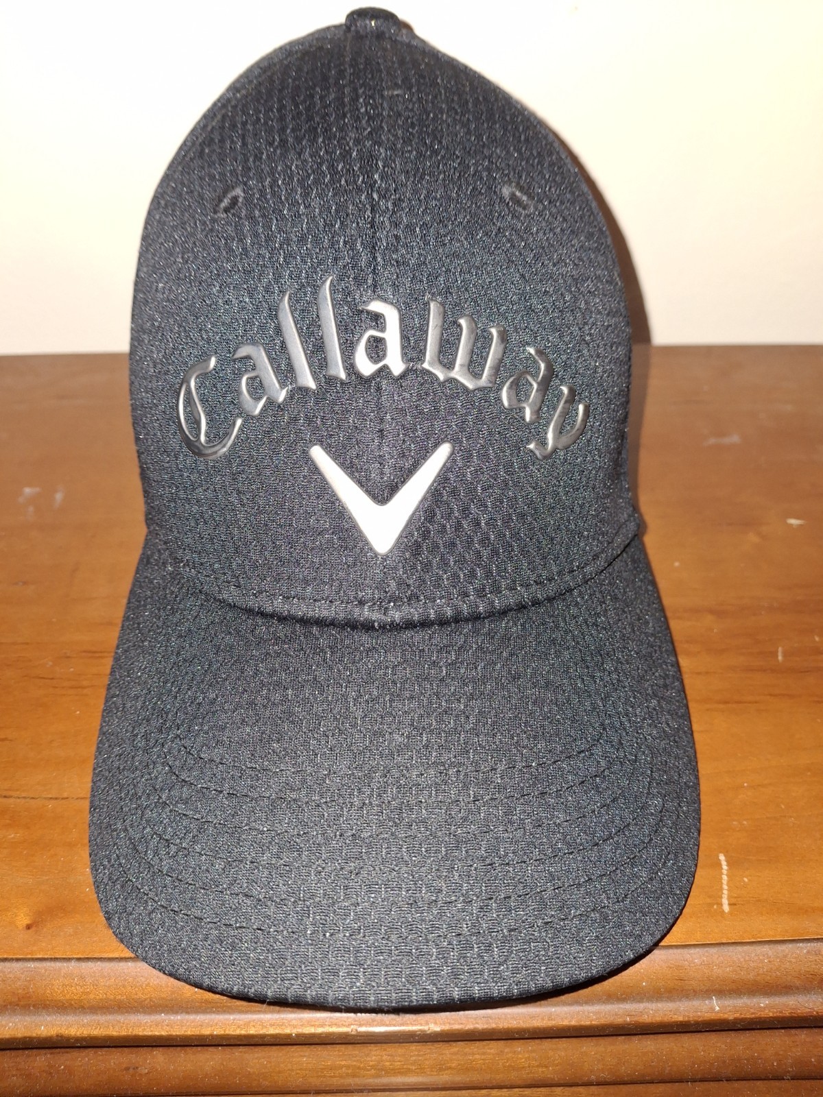 CALLAWAY  Baseball Hat Cap Adjustable Lightweight Black Chrome