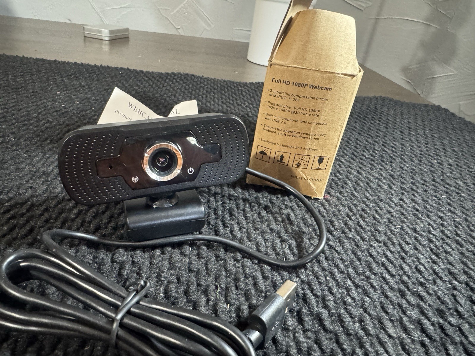 Full HD 1080 Webcam, Open Box