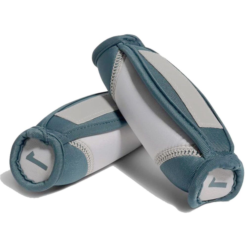 TKO Hand Weights - Set of 2 - 1lb Each - (2LBS Total) - Teal