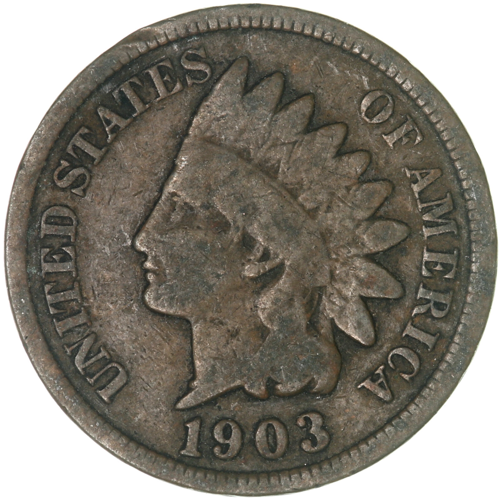 1903 (P) Indian Head Cent Good Penny GD
