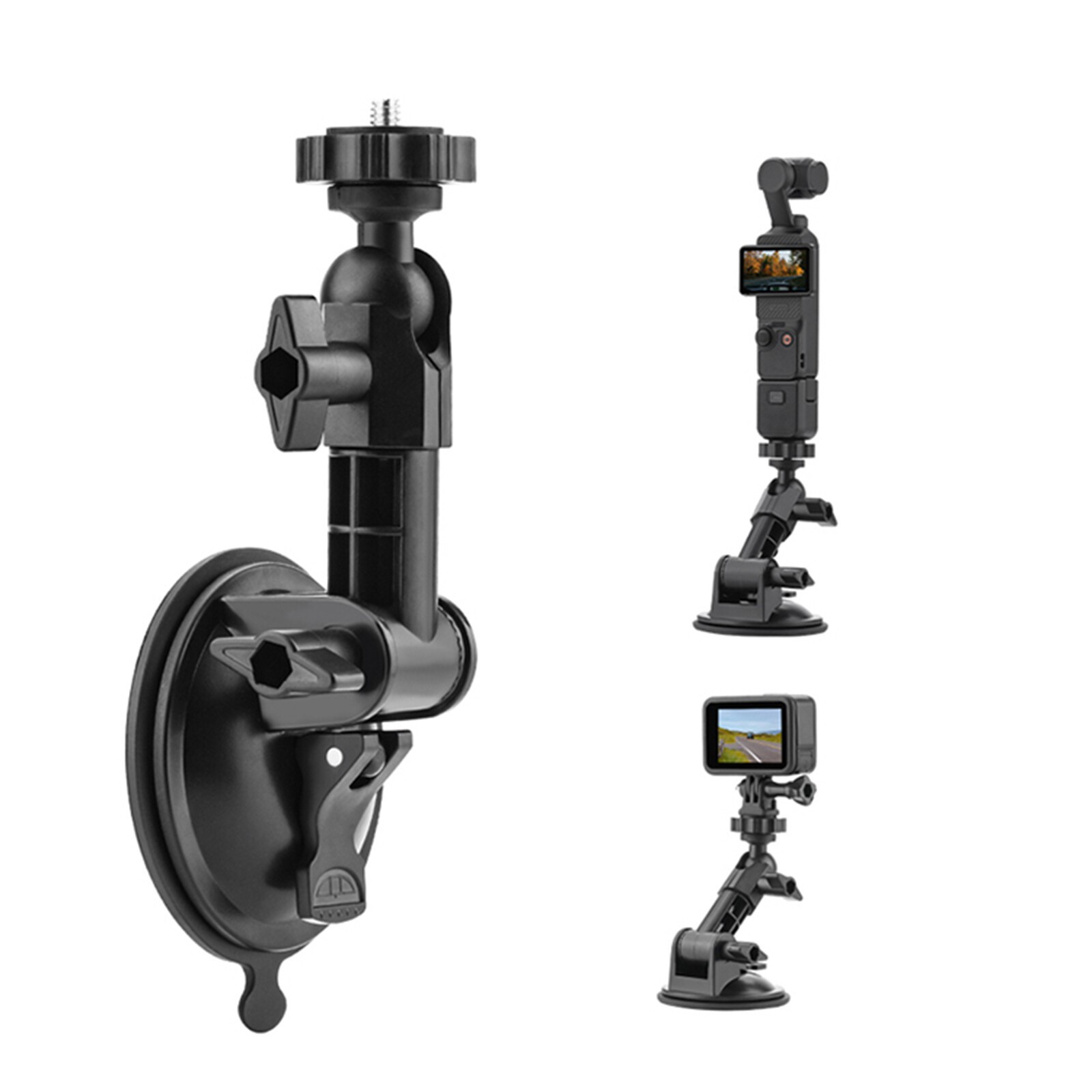 Car Mount Suction Cup Expansion Holder Camera Adapter For DJI OSMO Pocket 3
