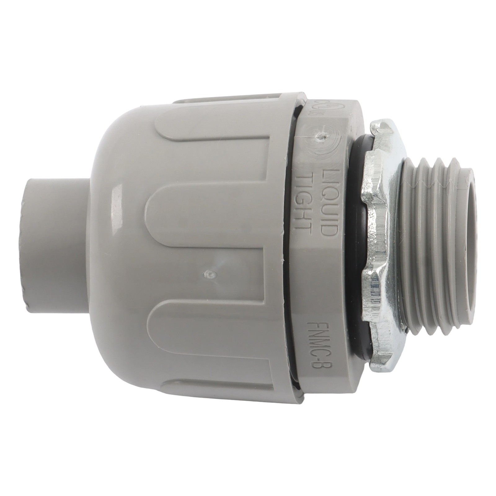 60Pcs 1/2" Liquid Tight Straight Fitting PVC Electrical Conduit Connector Kit