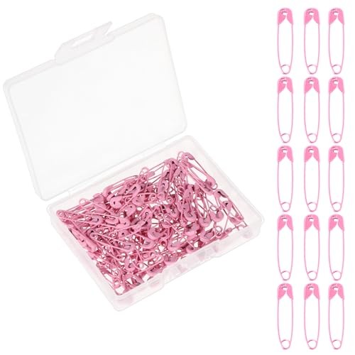 120 Pieces Mini Safety Pins 0.75inch Metal Pins for Clothes Sewing Arts Craft