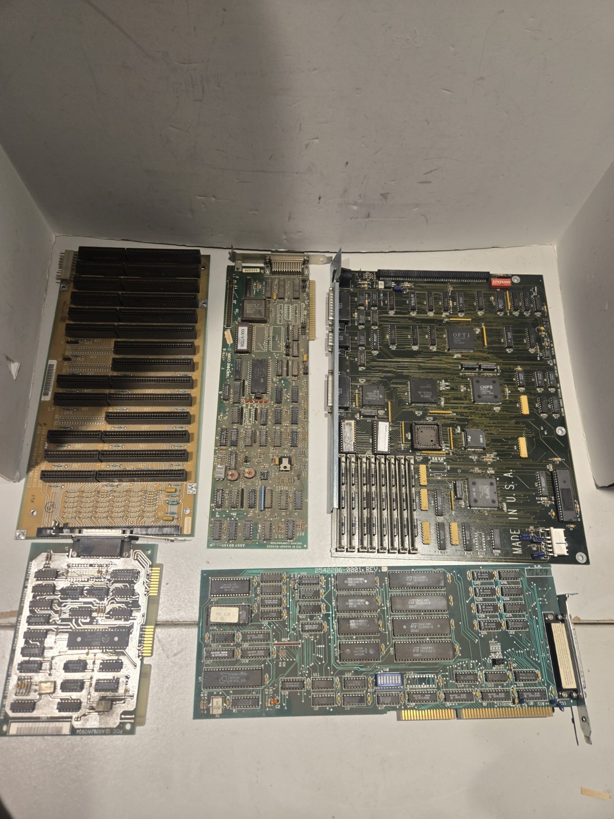 Vintage Texas instruments System 1100 Boards Untested  Read Description