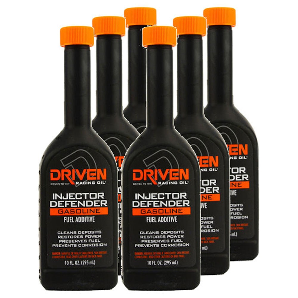 Driven Racing 70048, Injector Defender Fuel Injector Cleaner 10 oz, 6-Pack