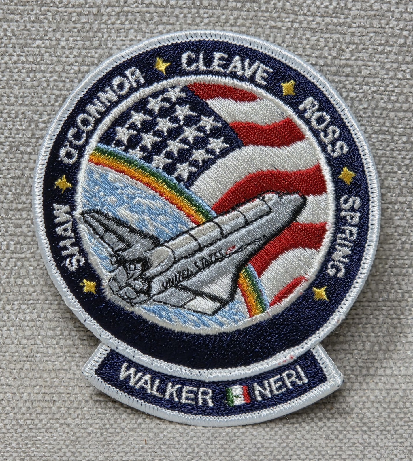 NASA STS-61-B 4" X 4½" Patch Space Shuttle Atlantis SCT Neri Vela Walker Spring