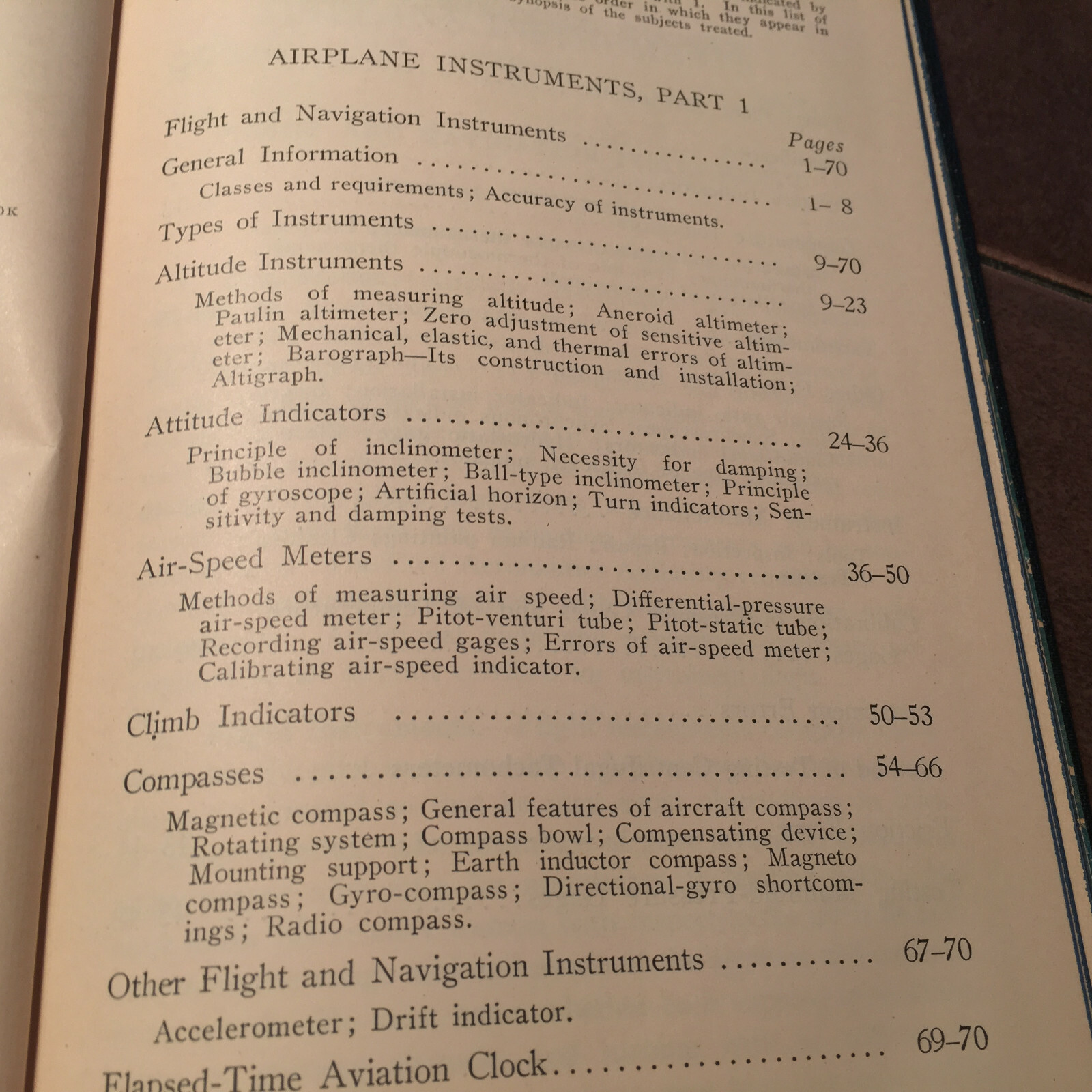 1943 Aircraft Instruments Training Manual