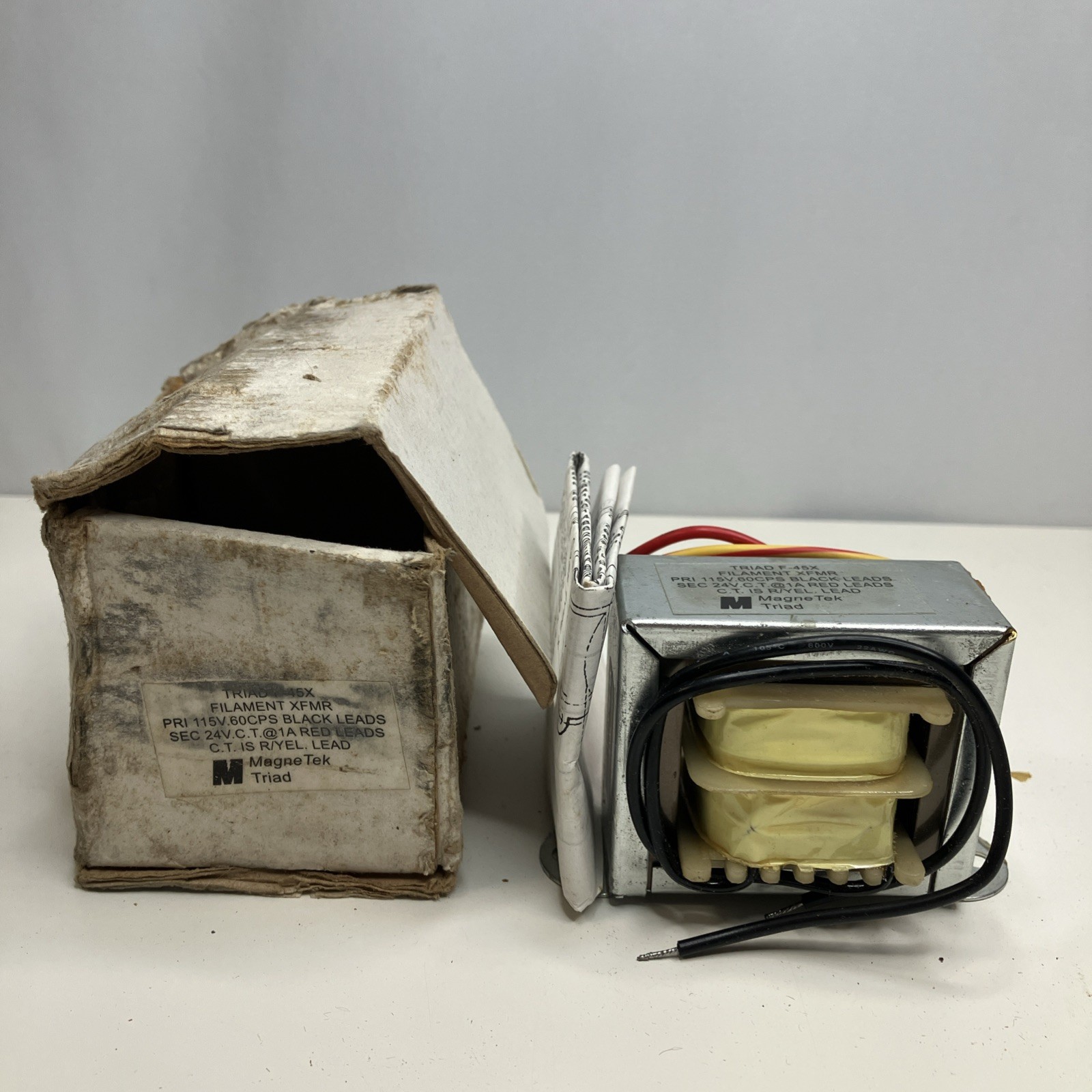 Triad F-45X Transformer 24 VAC MagneTek NEW Old Stock