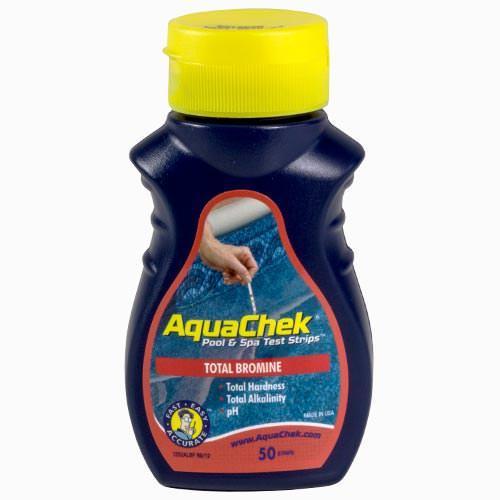 AquaChek Total Bromine Hot Tub Spa Test Red -Choose Your Size 50-200 Test Strips